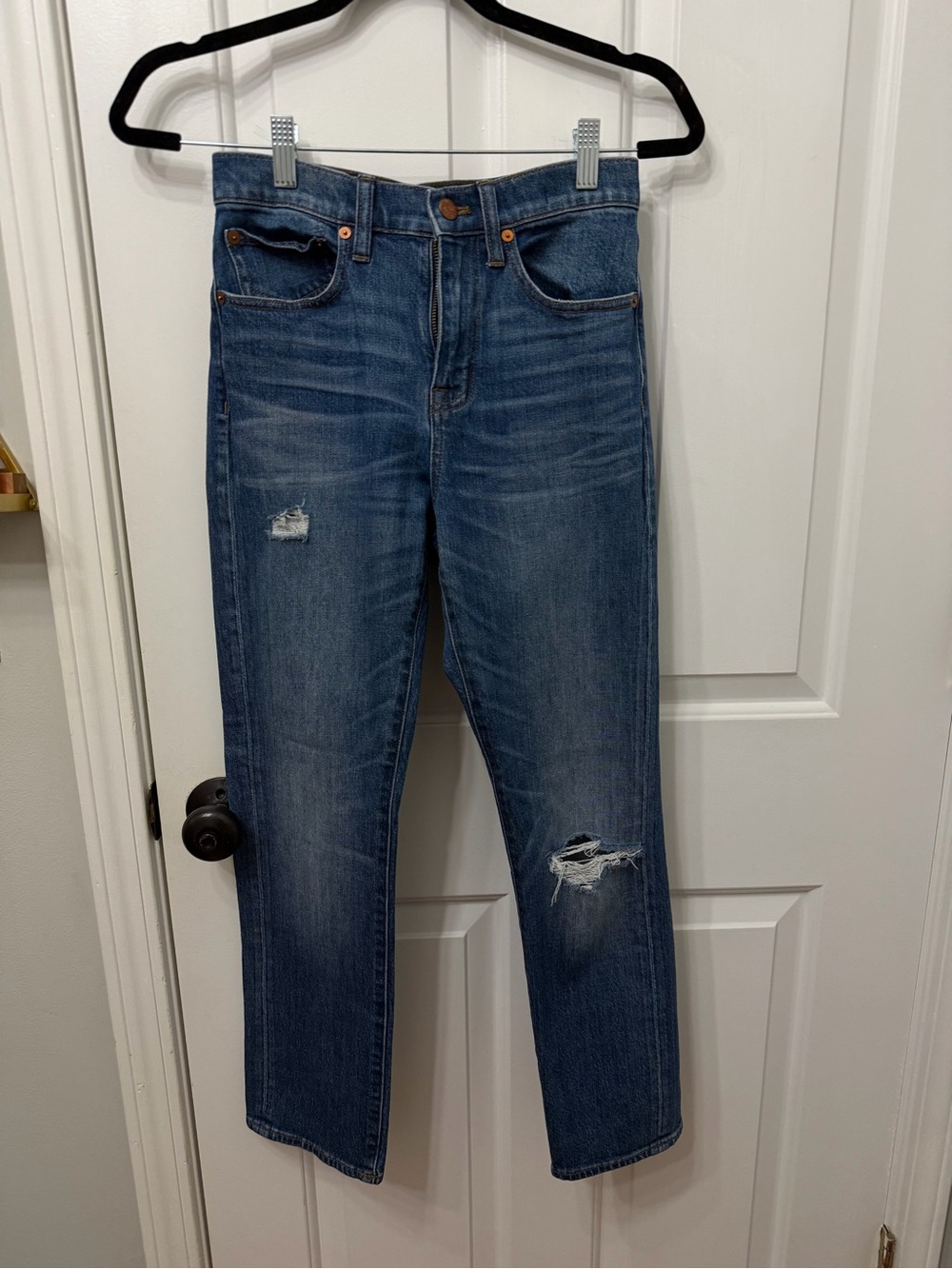 Madewell Straight Crop Jeans